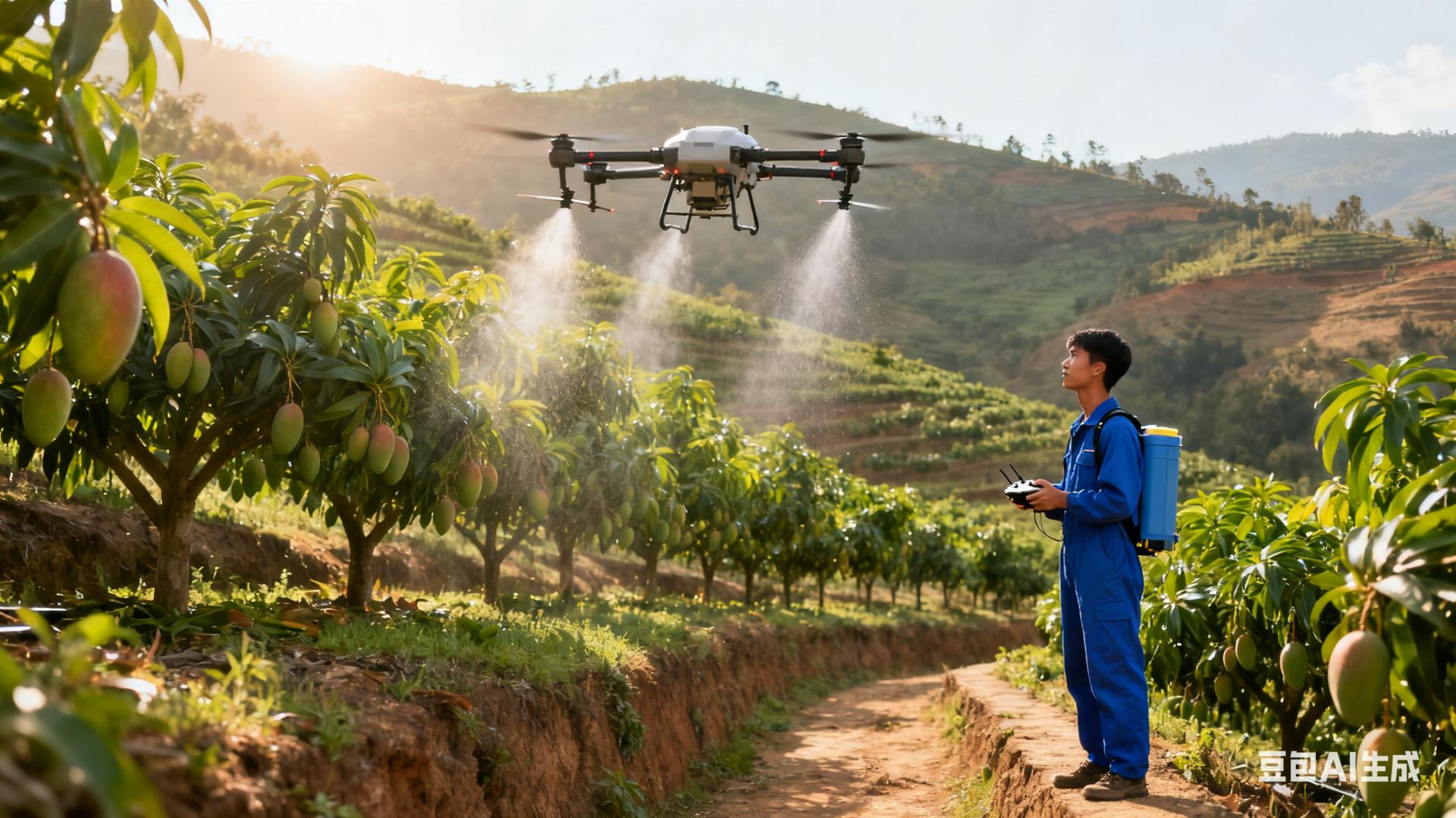 云南返乡小伙靠无人机 “起飞”：免费培训 + 1.44 万补贴到账，丘陵芒果地月入 2 万