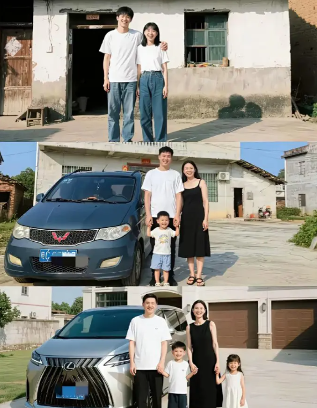 看得出来，他们已经发家致富了。 ​​​