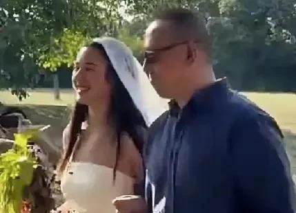 姜文女儿姜一郎在法国举行婚礼，为何她的小腹引起广泛关注？
姜文的女儿姜一郎近日在