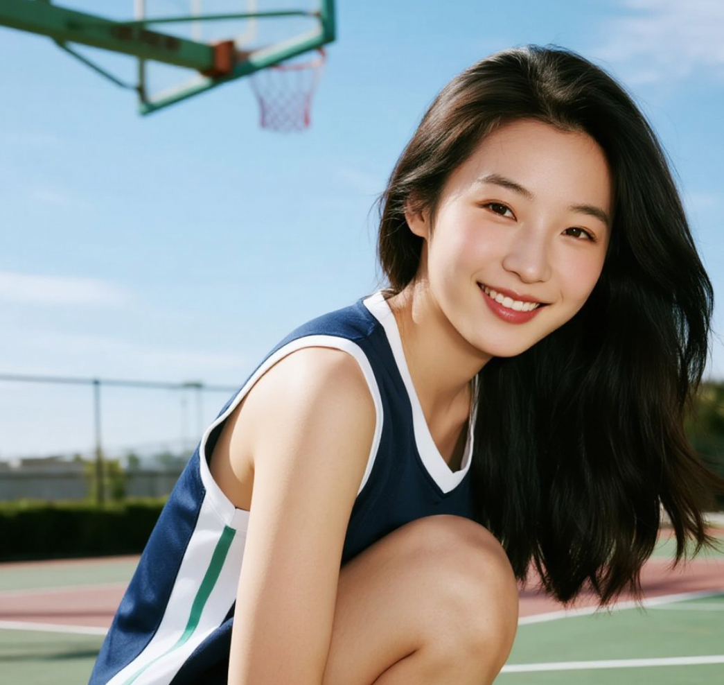 她的篮球服穿搭太有气质，网友：这是什么神仙审美！