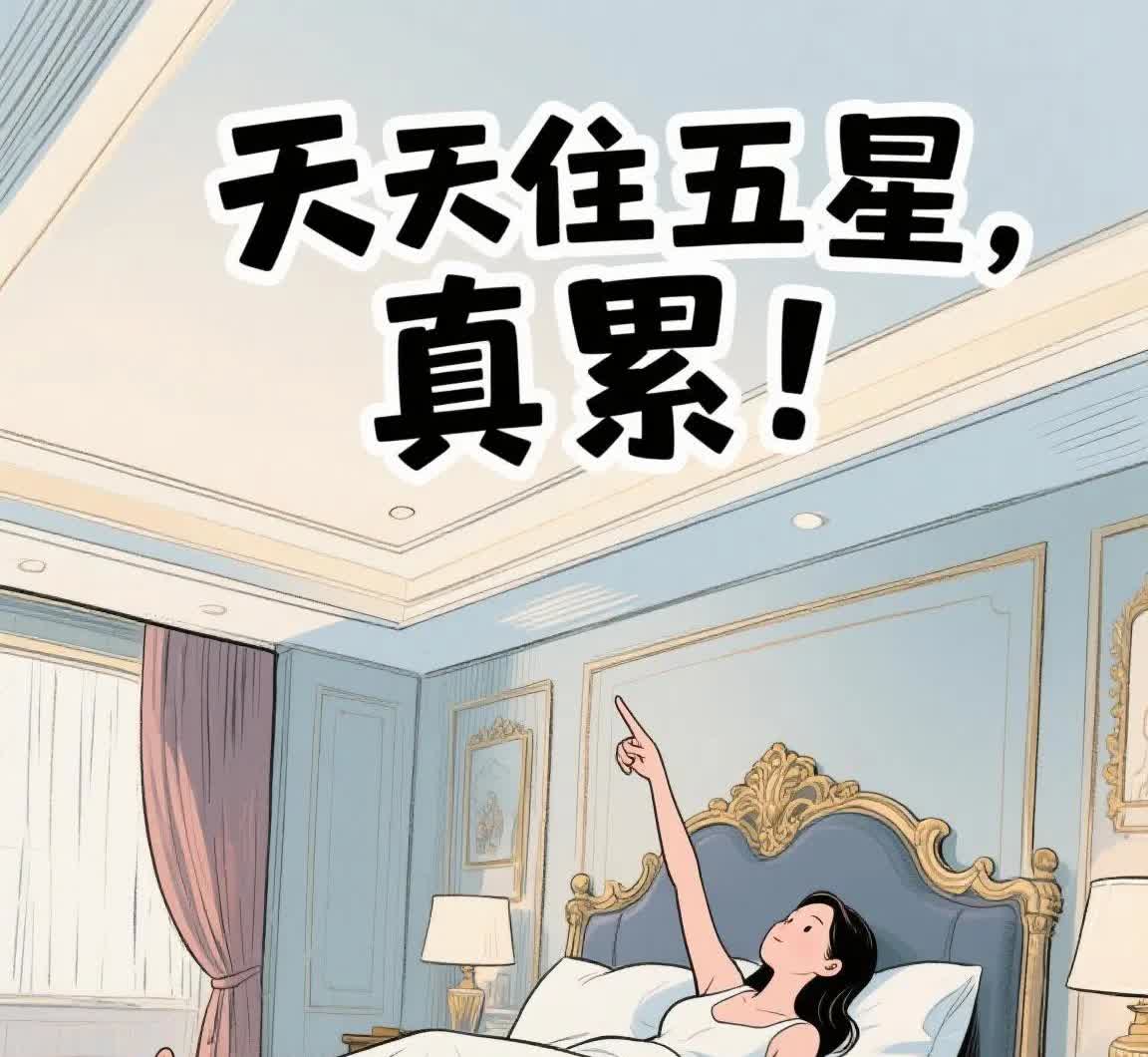 💥有的人一生住不起的五星级酒店，她天天住！

刷到个事儿还挺感慨的，一女子