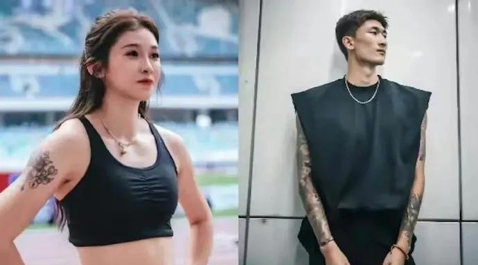 吴艳妮和她的男友都是爱好纹身的潮人运动员，彼此昵称吴小妮。他们不仅风格独特，而且