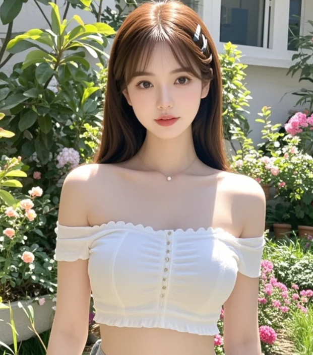 她对着镜头眨眼，那一刻甜到了心底