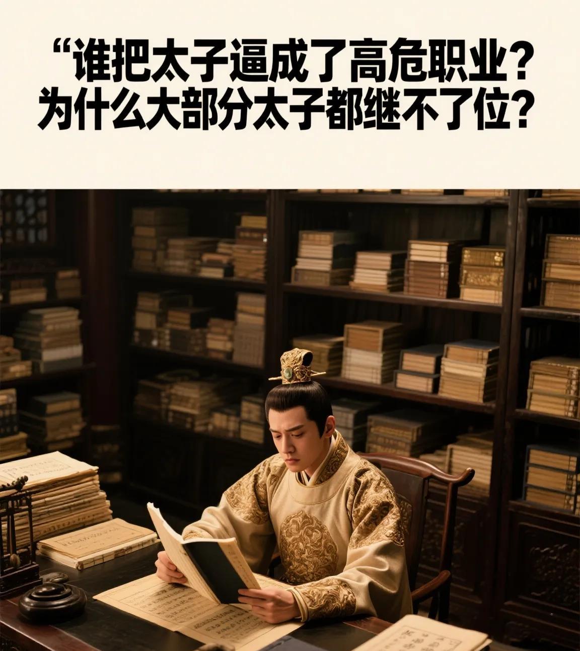 谁把太子逼成了高危职业？为什么大部分太子都继不了位？
你看过《雍正王朝》吗？胤礽