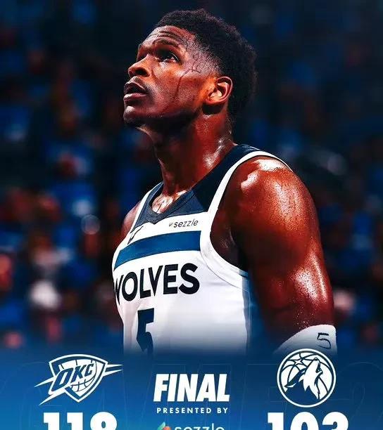 西决G2结束，聊聊NBA的东西决。
118:103，雷霆兵不血刃，2:0拿下两个