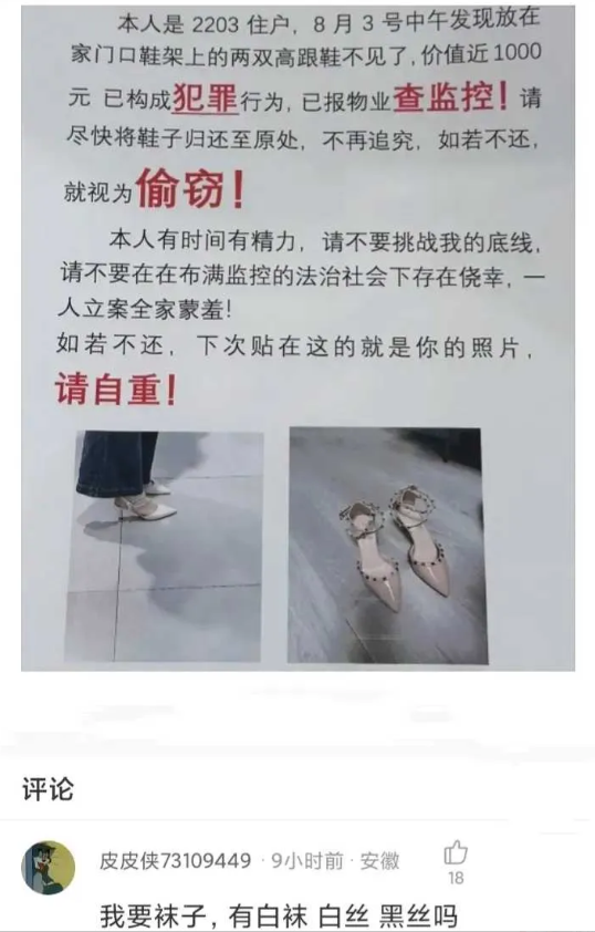 偷我高跟鞋的人，请你自重