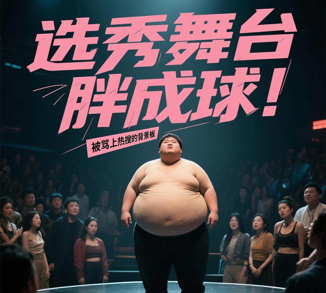 短故事：
林小婉穿着骚粉色紧身裙站上《追梦少女》初舞台时，台下练习生的窃笑像针尖