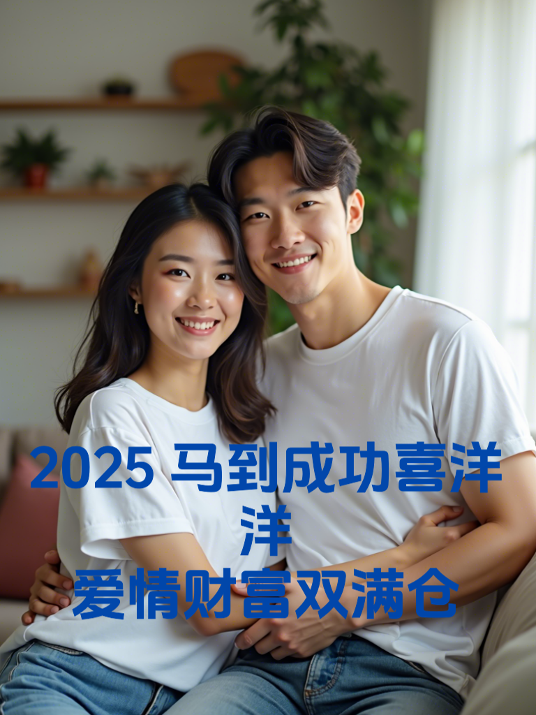 2025马到成功喜洋洋，爱情财富双满仓