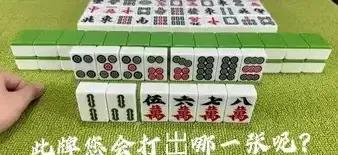 各位朋友，当拿到这手牌是不是一脸懵逼，不知道打哪里？饼子这8张连牌就叫做双翼牌型