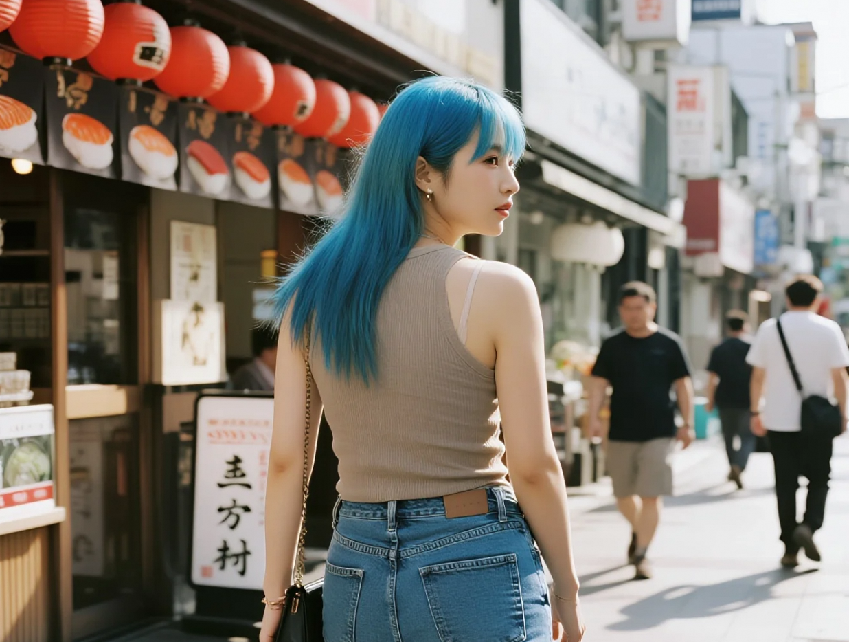 拉面与寿司之恋：东京小姐姐们的美食街拍