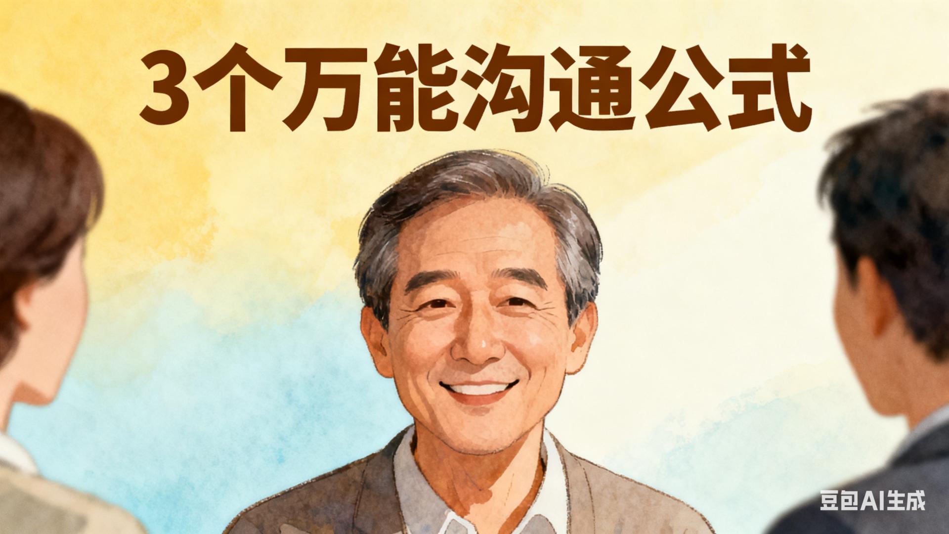 中年后别因 “不会说话” 吃亏！3 个万能沟通公式，职场家庭通用