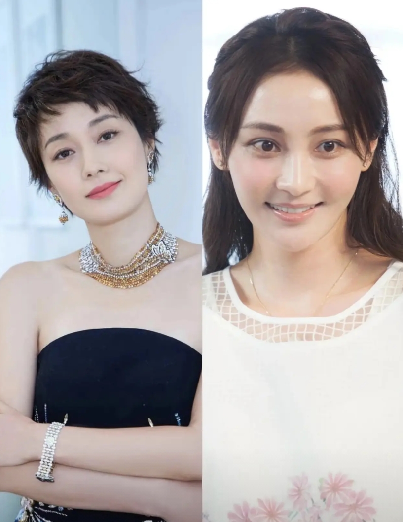 左边是马伊琍，右边是姚笛，俩人一个雷厉风行，一个小鸟依人，却都和同一个男人有所牵
