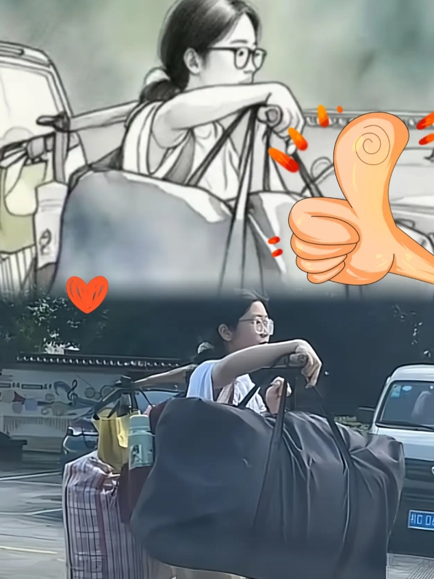 之前爆火的“扁担女孩”后续来了！

本以为她家境贫寒，孤苦伶仃，没想到竟是我们想