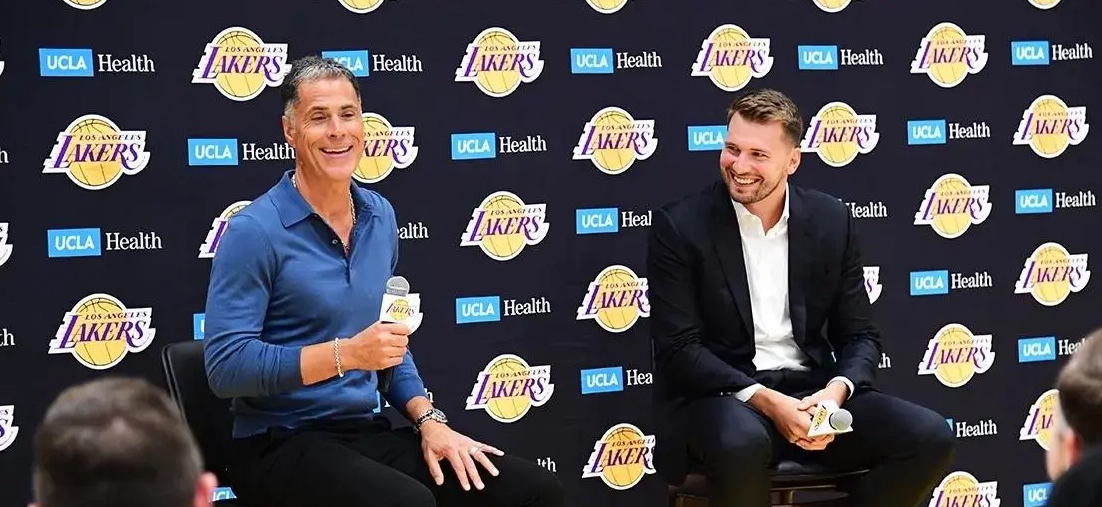 据ESPN报道，在湖人官宣东契奇续约的新闻发布会上，当湖人篮球运营总裁佩林卡谈到