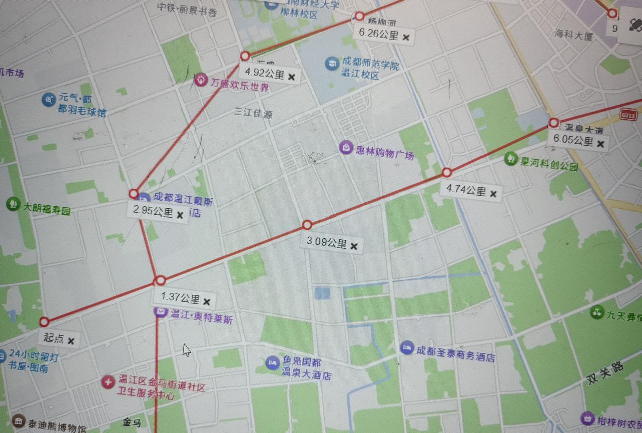 成都地铁13号线自制规划图
线路名称：成都地铁13号线
起止点：金泉路-魏家桥