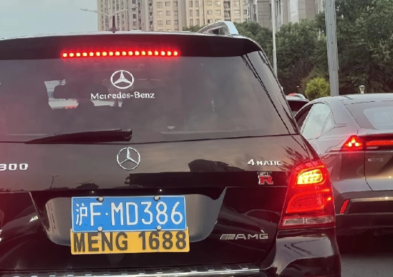 这是第一次在上海看到的沪牌双牌照号码，下面这个黄牌是汽车牌照还是代表特定地区代码
