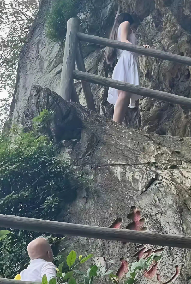 本来都要爬不动了，这下不爬都不行了[抠鼻]