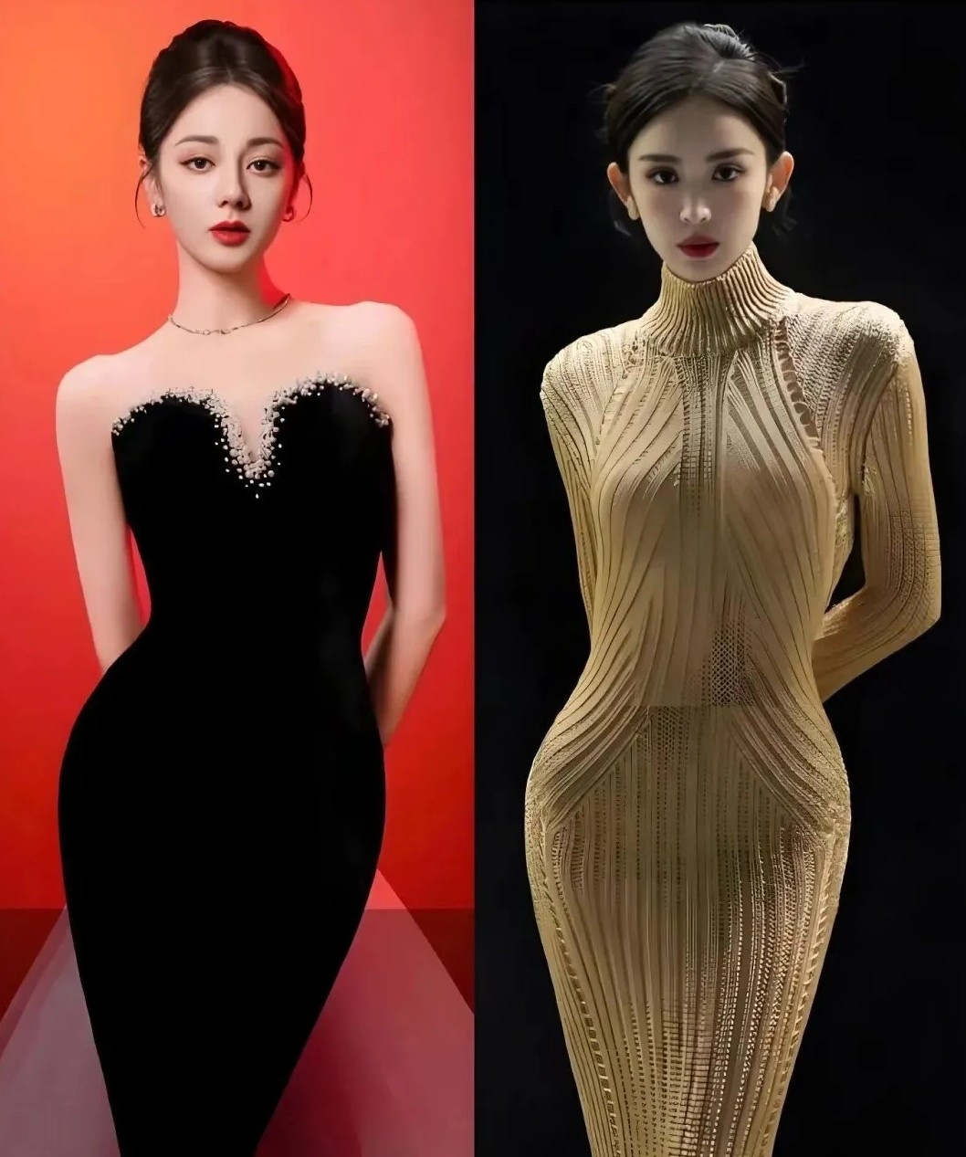 明星的完美腰臀比你pick哪一个