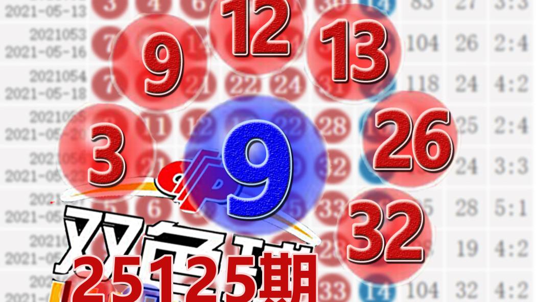 双色球25125期开奖结果：蓝球9，17注一等奖