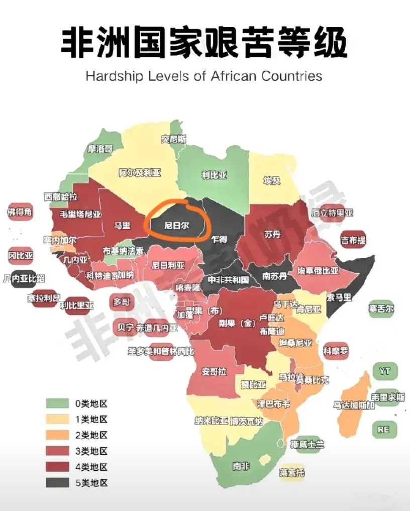 尼日尔，发展指数倒数第一，俄罗斯代替法国驻军！

在广袤的非洲大陆，欧美人依然秉