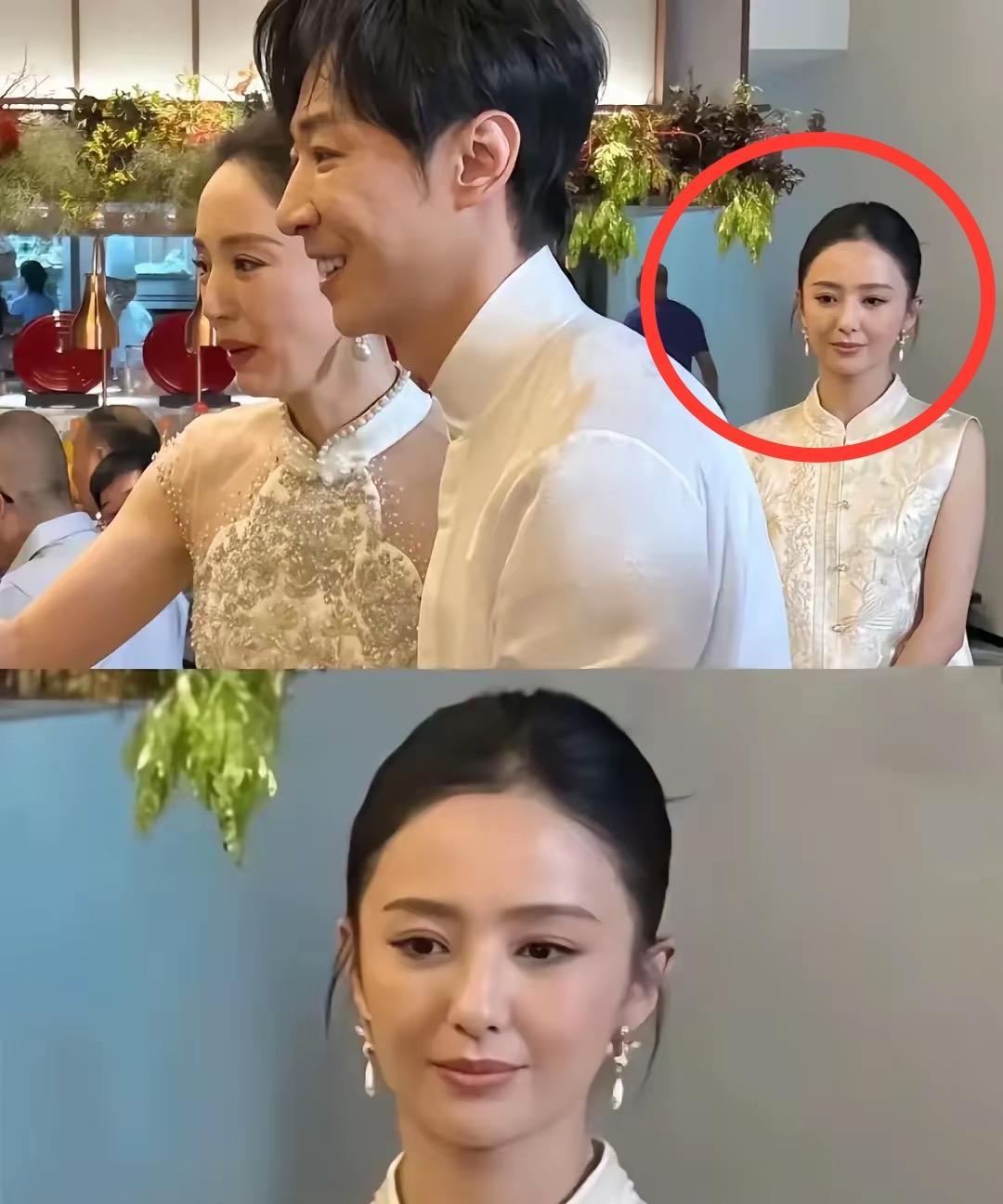 董璇的婚礼上，佟丽娅这个脸实在是不应景……
好姐妹大婚，伴娘都该欢天喜地的闹个不