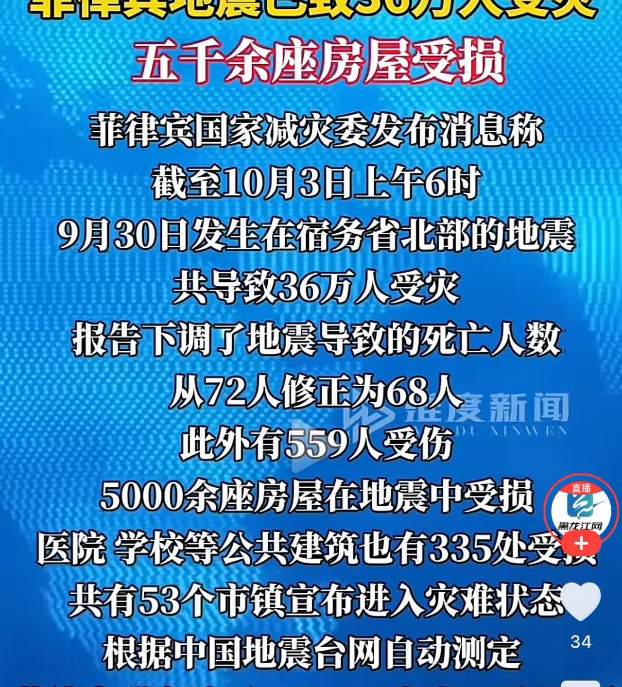 菲律宾地震，造成重大损失和人员伤亡，华人商会好心捐款千万赈灾，却被菲媒嘲讽：打发