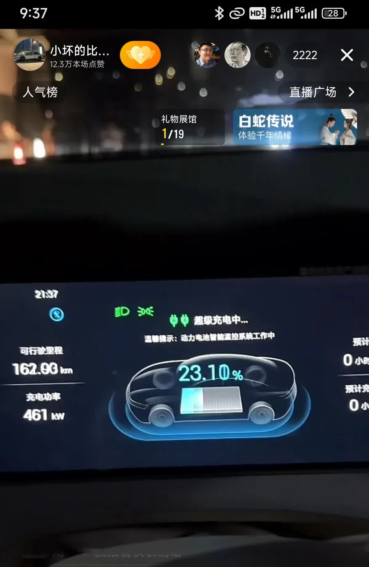 最新新能源车测试：比亚迪汉L满座五个男人跑高速（110km左右）广州到汕头，跑了