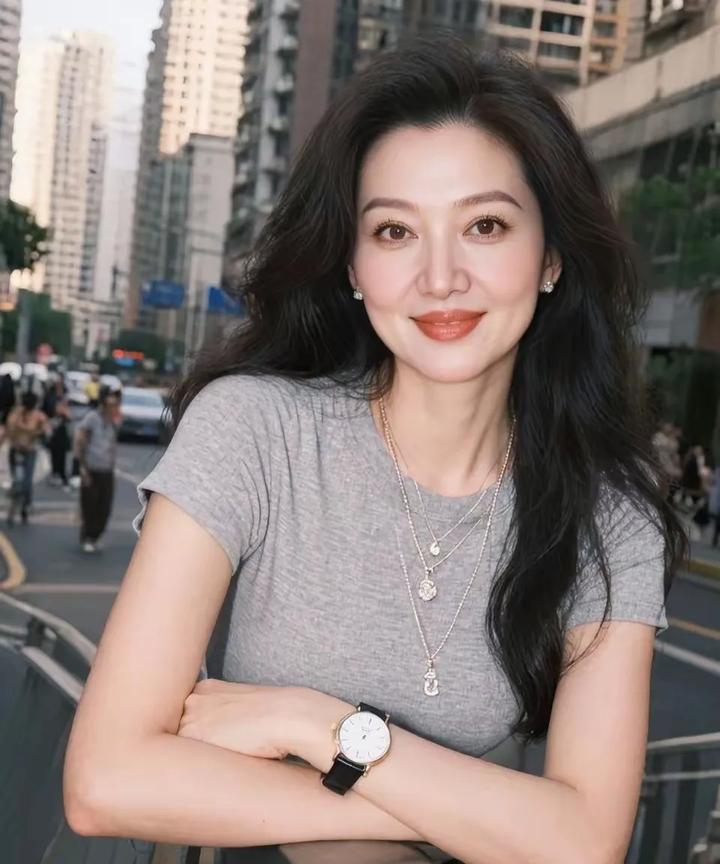 别的不羡慕
就羡慕她有这么一头浓密的发量
发量多真的不显老哦