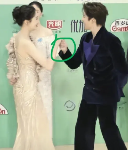 其实答案早就藏在了细节里，

鹿晗演唱会那天晚上，也是白玉兰颁奖礼的晚上，虽然关