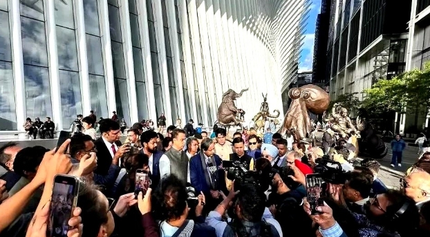 印度派往美国的“辛多尔”宣讲团，9月11日访问了911纪念馆，想通过911事件来