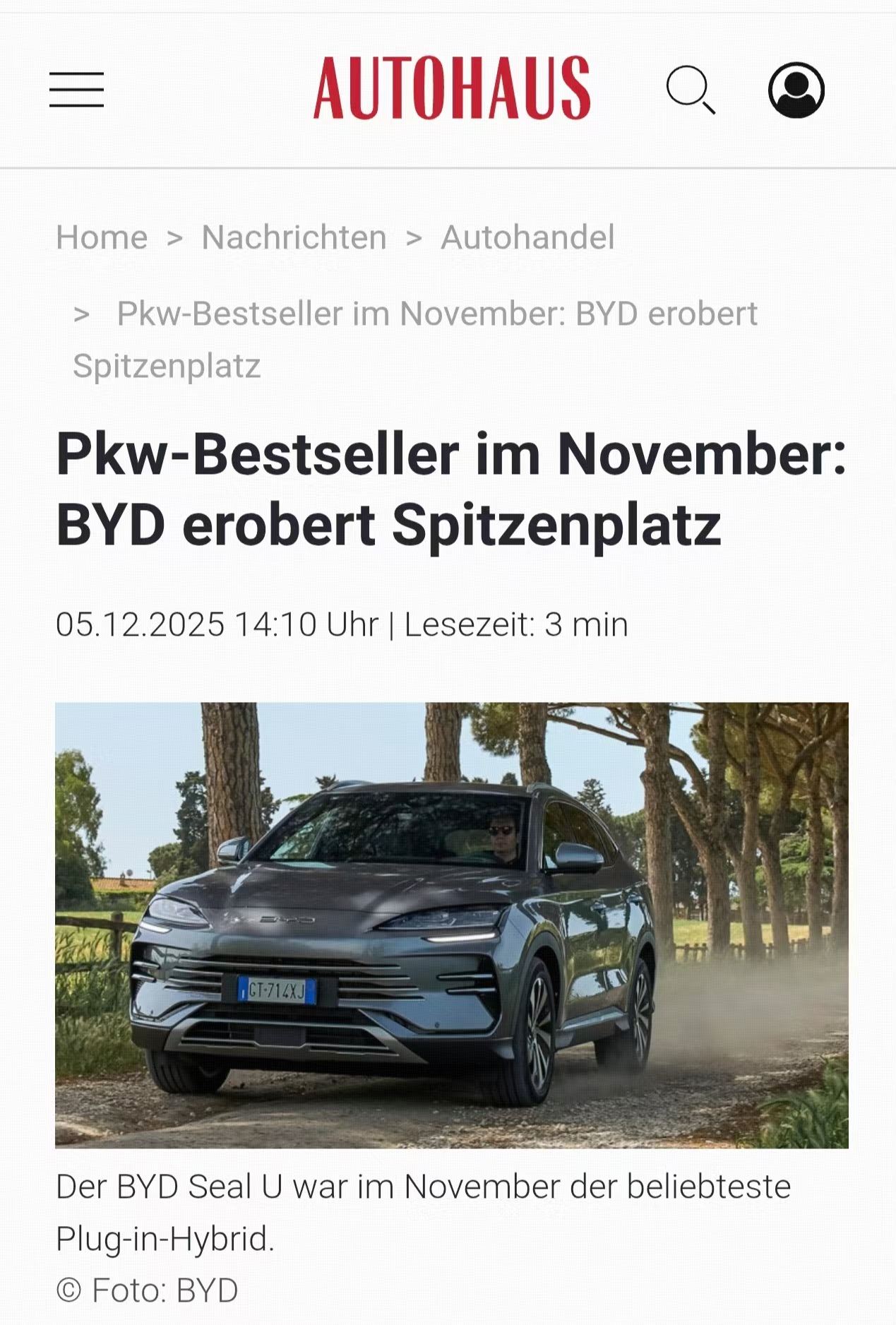 比亚迪持续发力海外市场