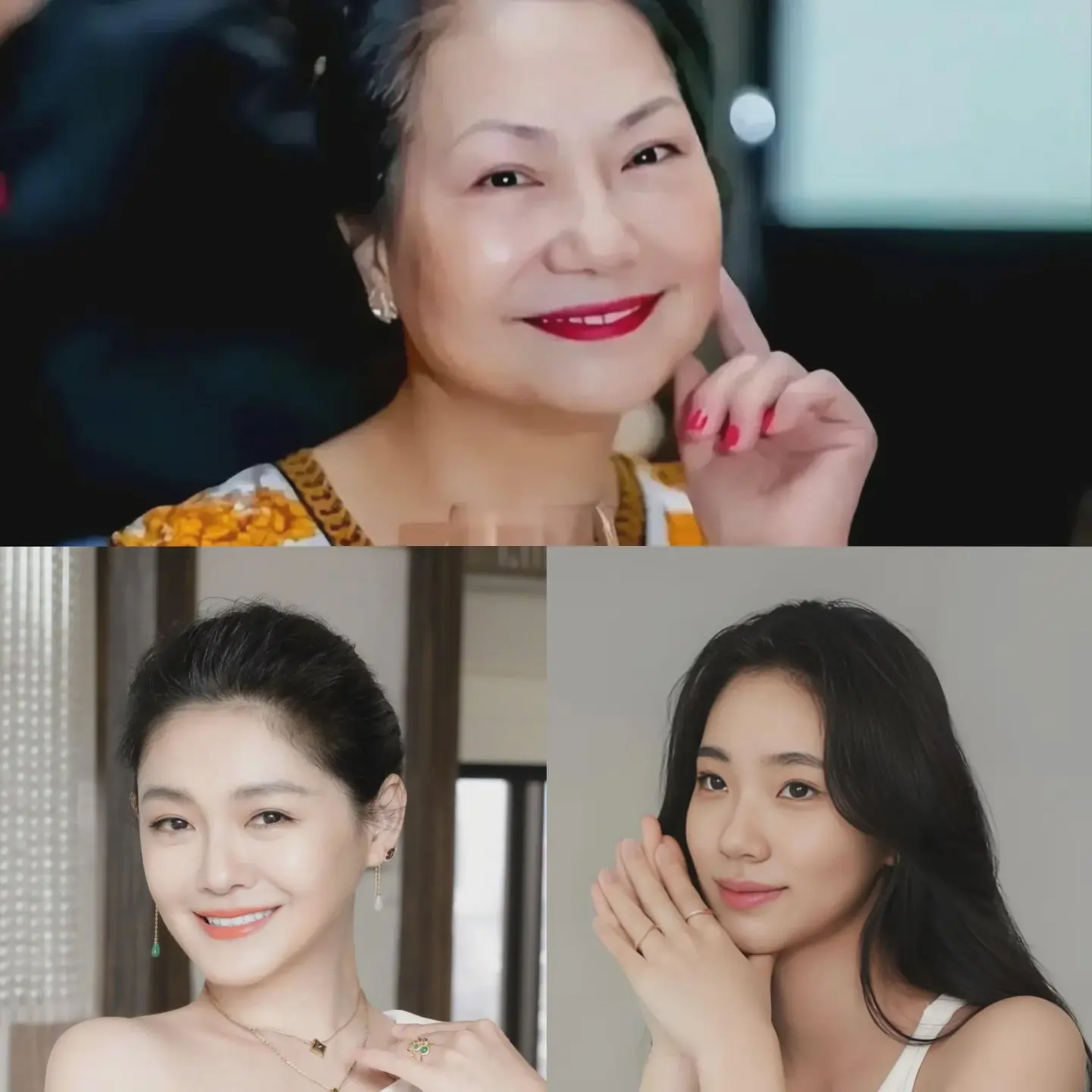 从外婆黄春梅
到姨妈大s
到第三代许韶恩
都是不读书的
早早出来混银子
也赚的盆