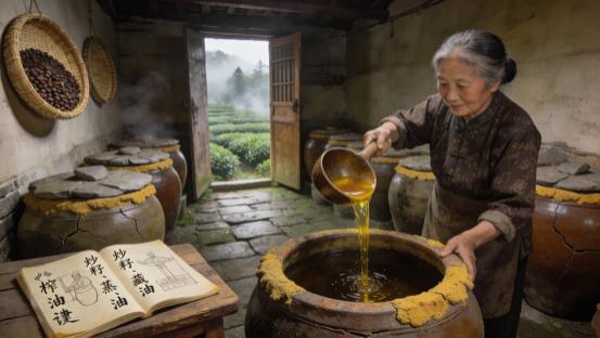 瓦子坪说山茶油：热榨茶油的氧化稳定性远超冷榨