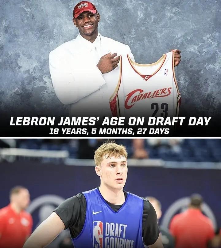 弗拉格直追詹姆斯啊
NBA官网近日写道：“库珀-弗拉格仅比 2003 年选秀日的
