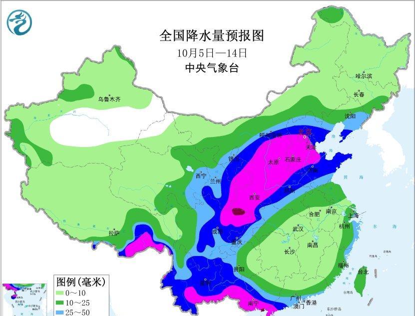 根据中央气象台预报，未来十天我国西南南部、华南南部和西部、华北中南部、黄淮中北部