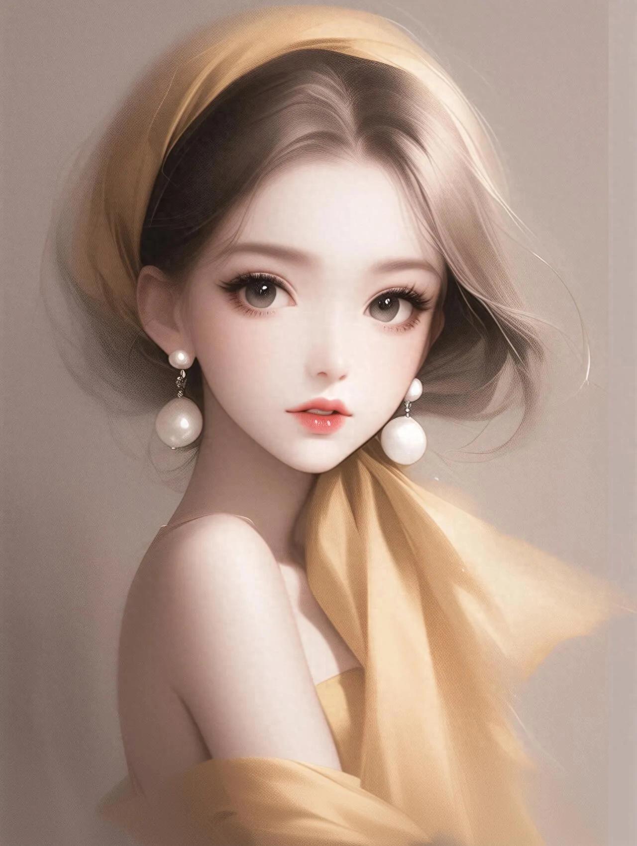 璀璨黄韵🌼 高级感女生头像
