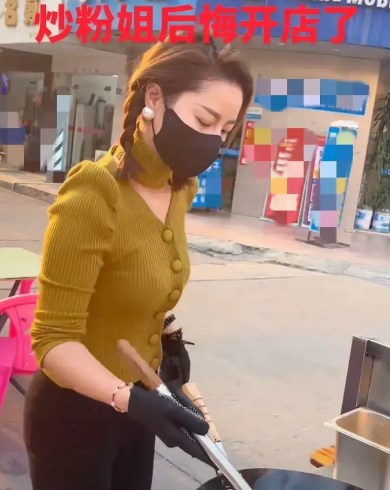 最近，有网友注意到大朗水口炒粉姐的炒粉店正月过完了都还没有开门营业，疑似是因为饭