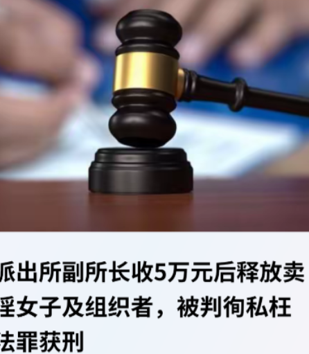 辽宁盘锦，一男子在担任某派出所副所长时，带队在某宾馆当场抓获组织卖 淫的组织者及
