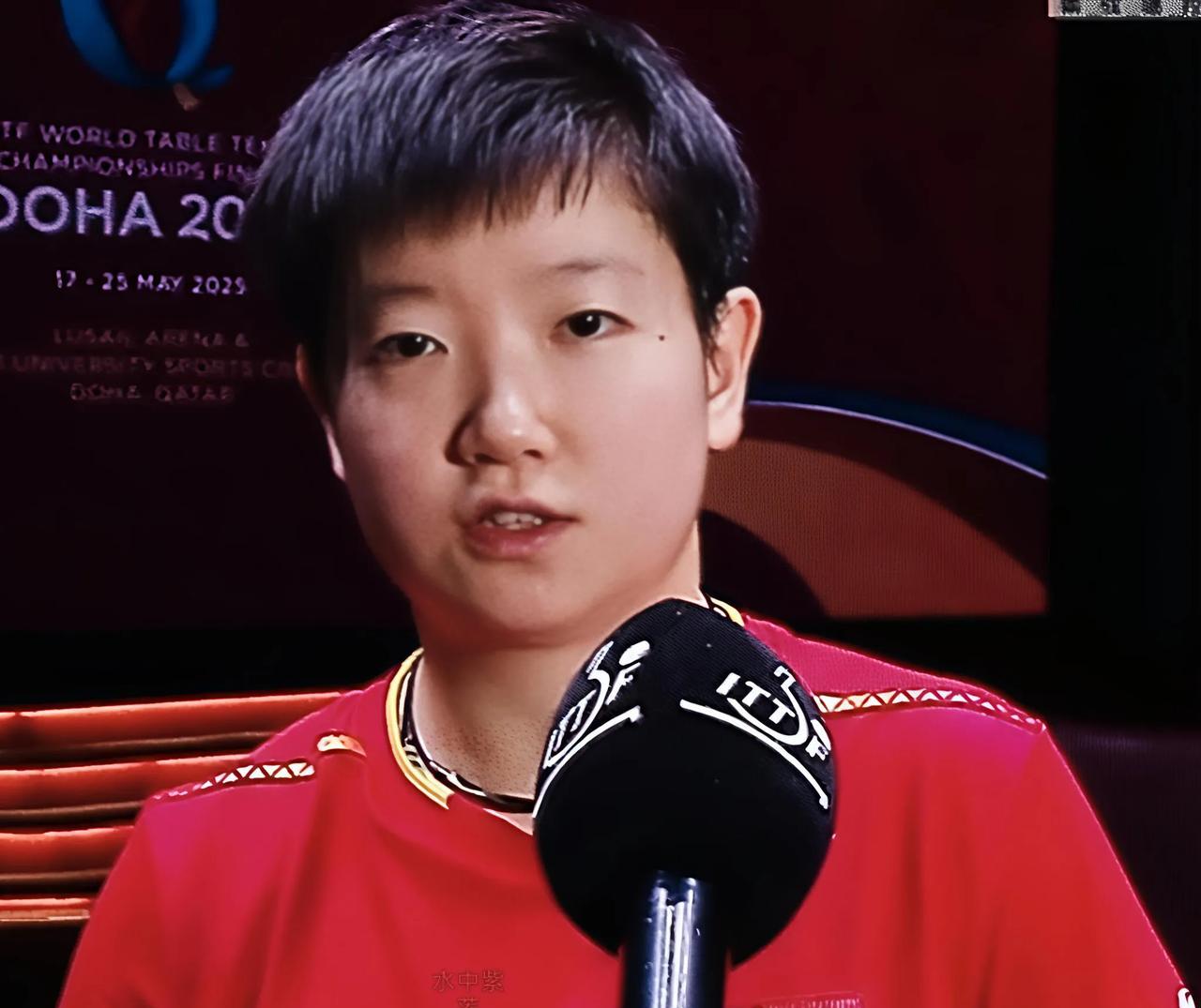 孙颖莎这股劲儿，外协要怎么研究啊？太难了吧。
孙颖莎在多哈世锦赛上，揽获女单和混