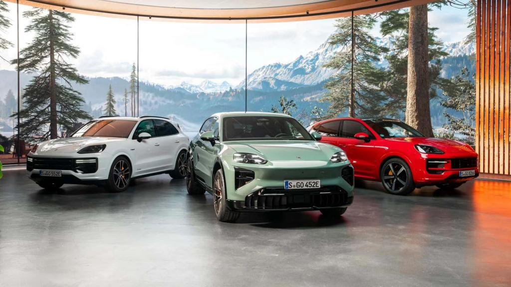 燃油纯电同堂！保时捷卡宴纯电官图发布 北京车展首秀