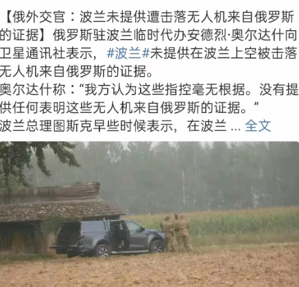 俄罗斯试了一下，果然是纸老虎！

大俄无人机入侵波兰，就是故意试探，看看你北约到