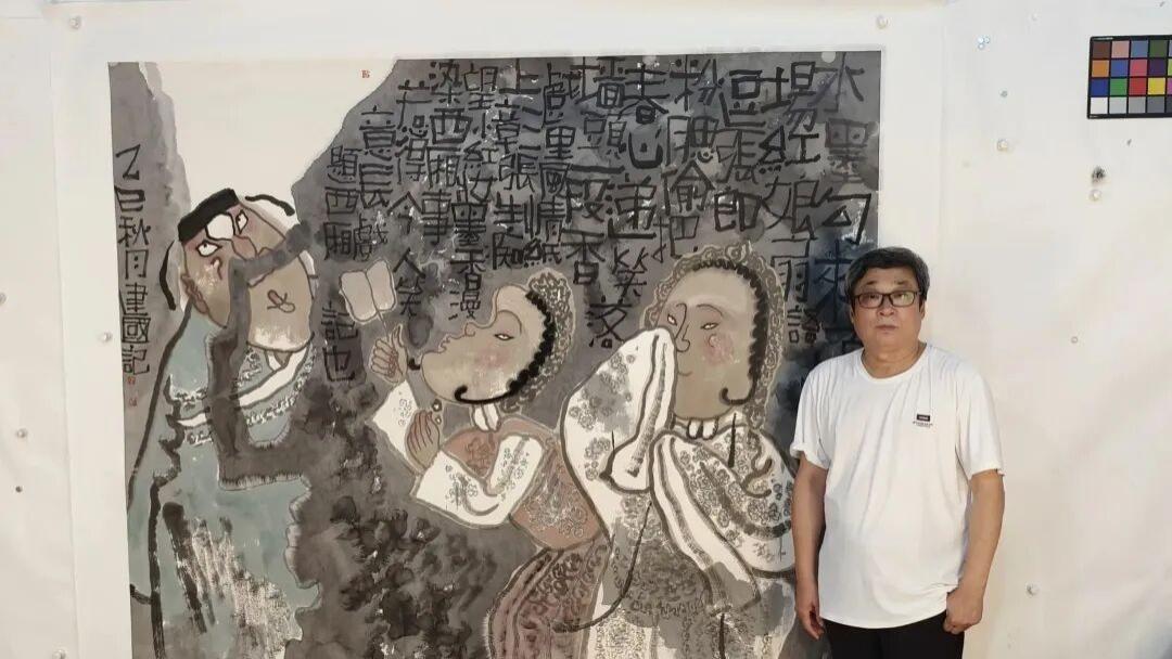 墨戏西厢，意趣横生——赏郭建国水墨画《西厢记》