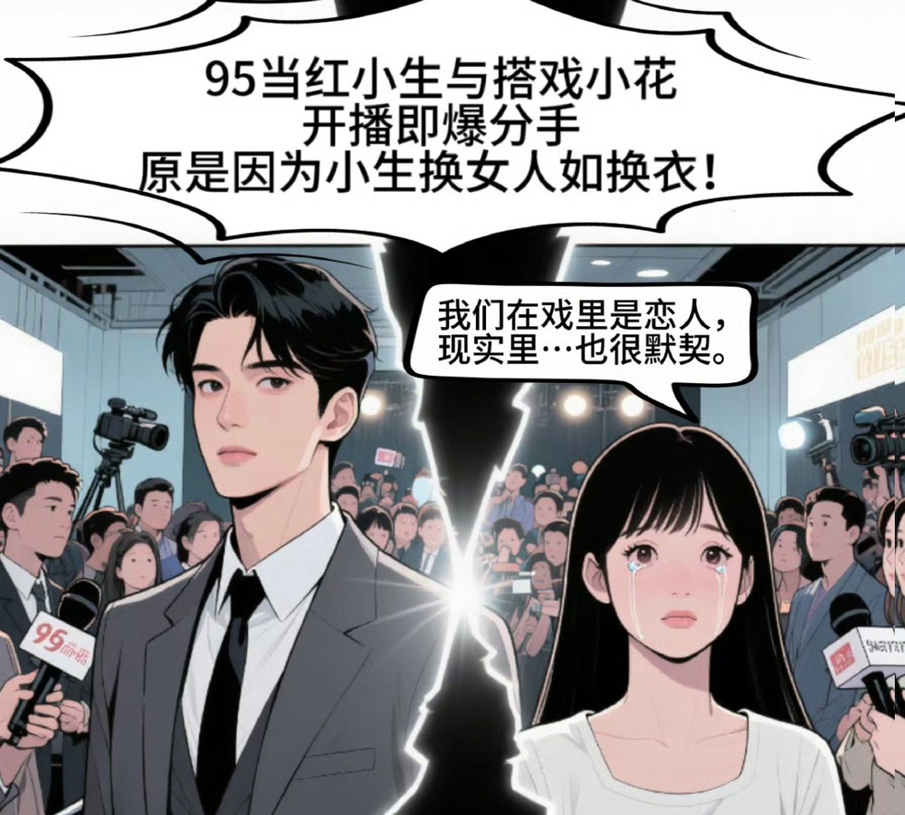 这组图火上热搜了，
你们能猜到是谁吗？
95顶流小生被曝“剧组恋爱专业户 ”拍一