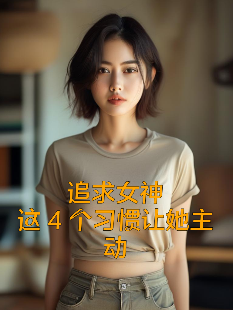 追求女神，这4个习惯让她主动
