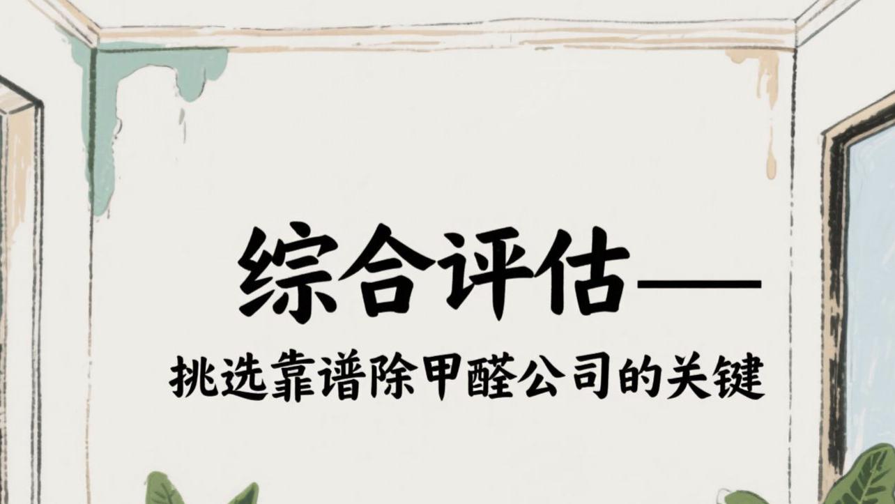 万字揭秘！选对除甲醛公司的门道！