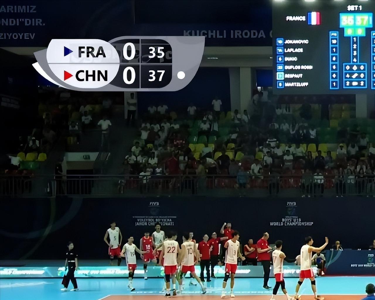 U19男排3:2战胜了上届冠军法国，赛后，后者竟然拒绝跟我们握手。
这场比赛太有