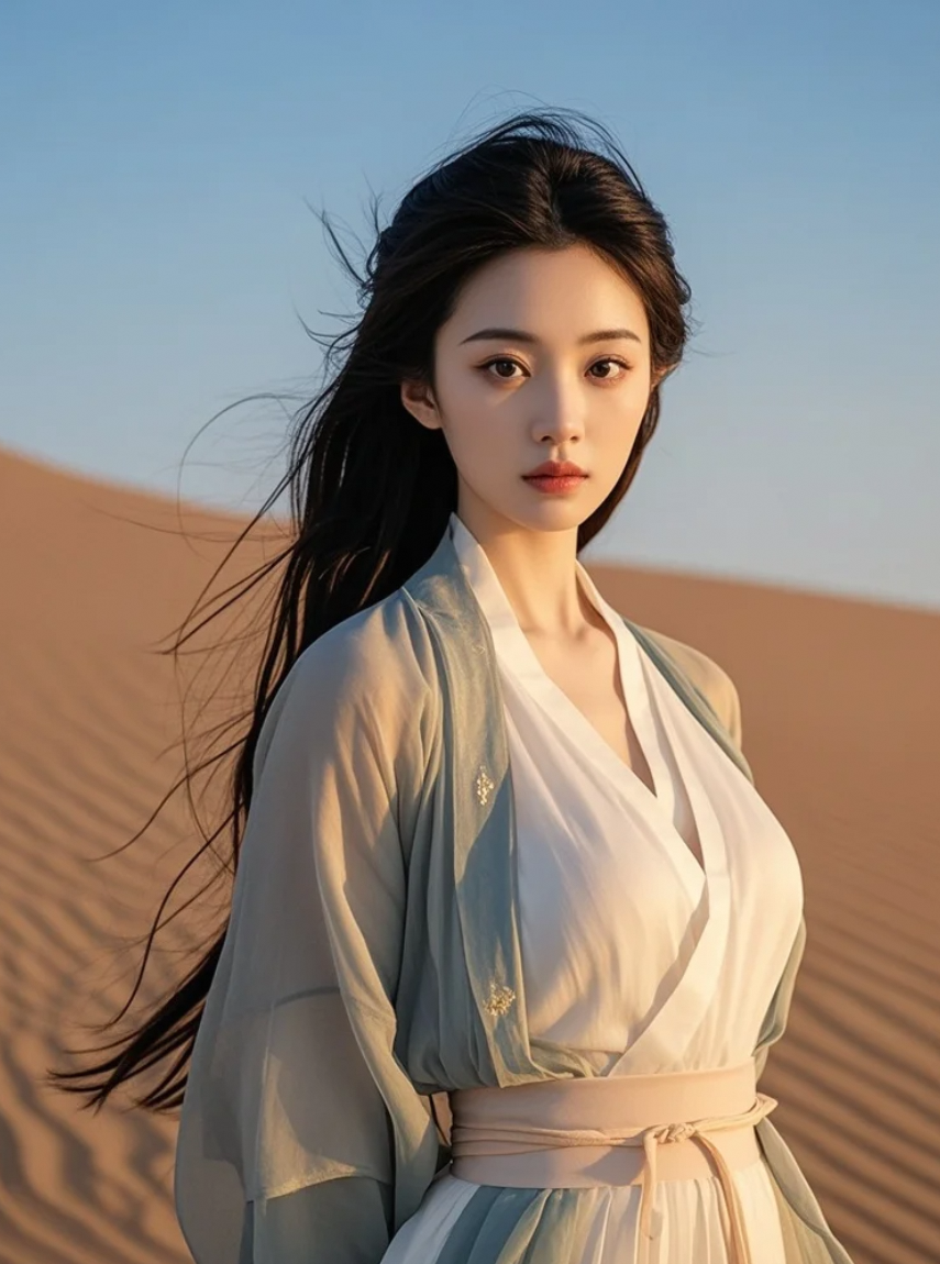她的美，不需要浓妆艳抹就很惊艳