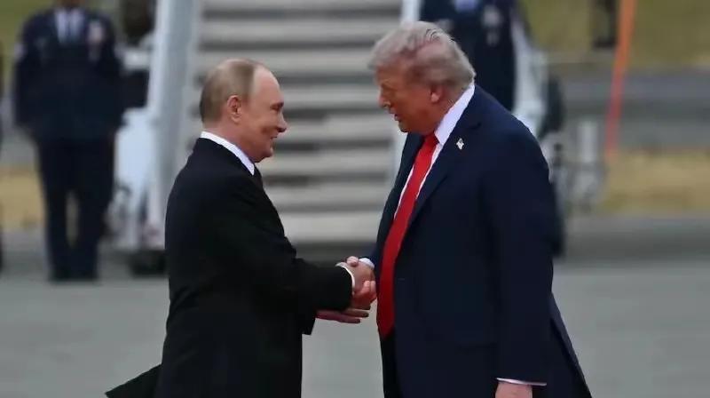 特朗普在阿拉斯加为迎接普京到来，可谓下足了功夫。
《纽约时报》报道：普京专机到达