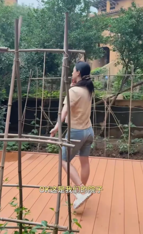 演员李梦搬到了杭州，开启了租别墅种菜的生活。
她1992 年出生于湖南长沙，曾经