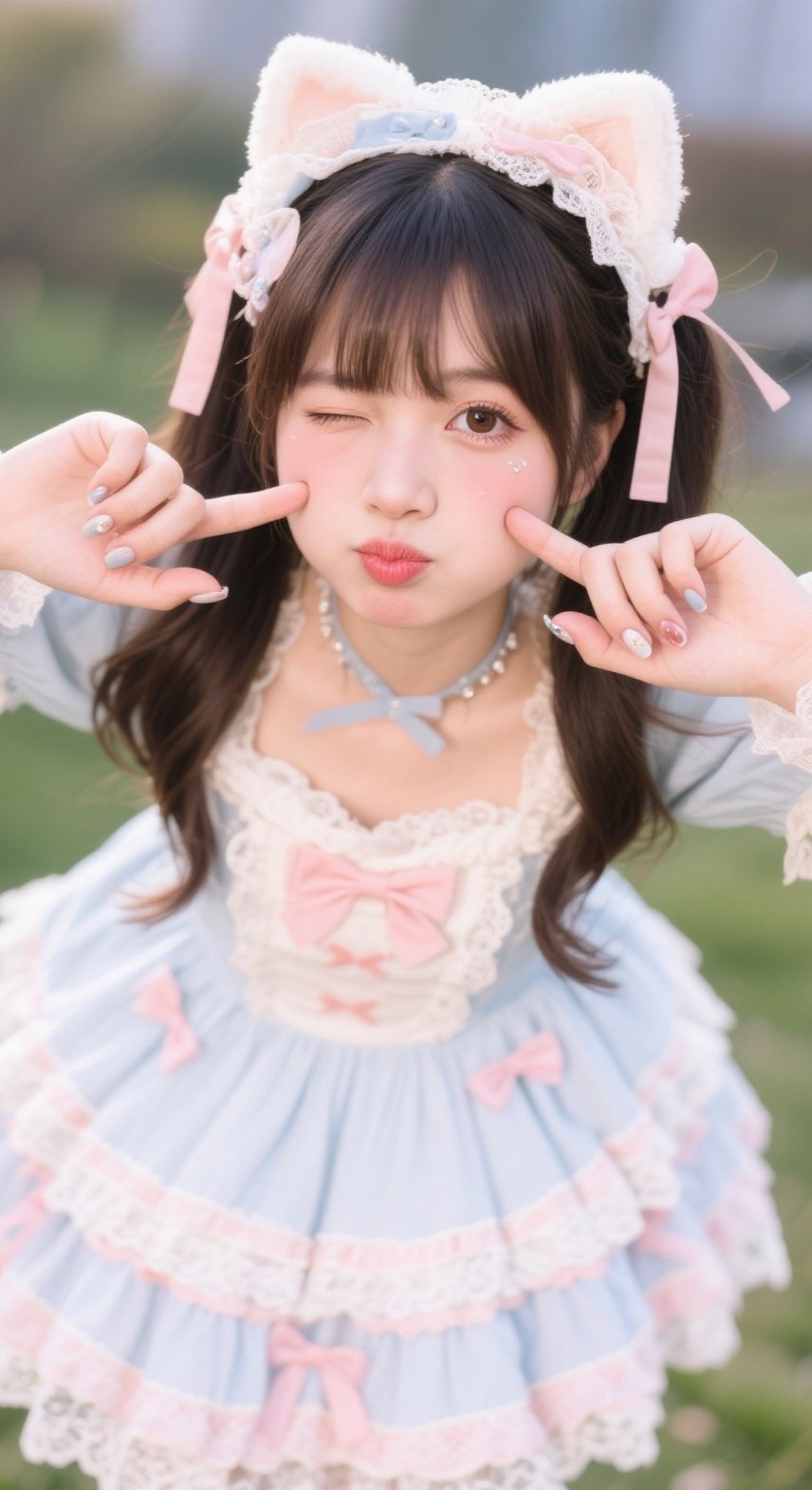 萝莉小姐姐纯真无邪，侧颜杀美如画卷